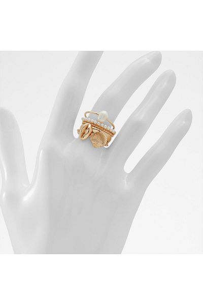 Aldo Shellchic - Women's Silver Ring