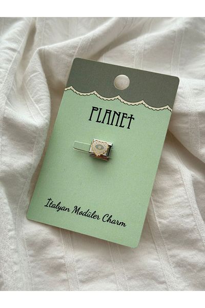 Planet Butik Italian Charm with Eye Heart Card