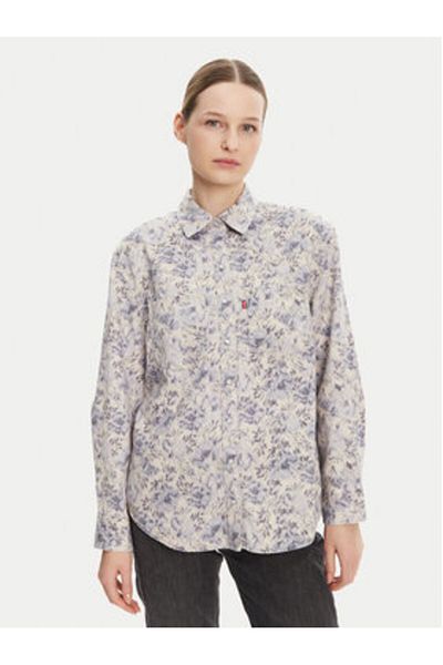 Levi's Cămașă din denim pentru femei levi's A7244-0051 Albastru deschis