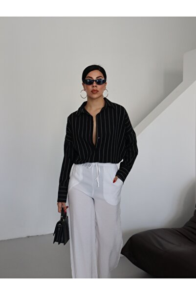 Fashionbox Смугаста сорочка з зручним кроєм