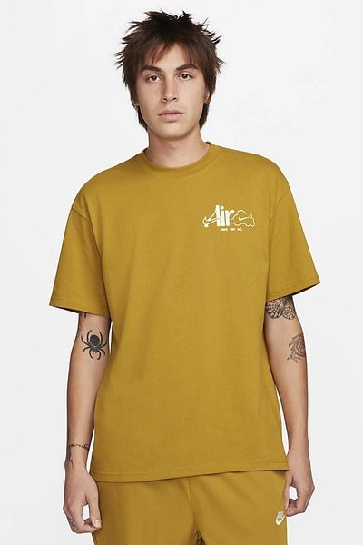 Nike Αθλητικά ρούχα Max 90 Oc Pack 2 Loose Fit T-Shirt Ανδρικό μπλουζάκι με χαλαρή εφαρμογή Μουστάρδα