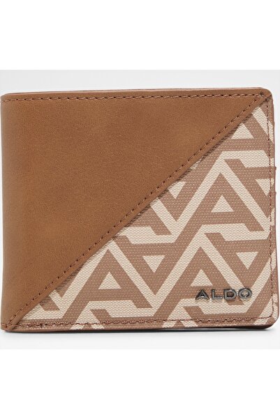Aldo Glerrade - Men's Faux Leather Tan Wallet & Coin Purse