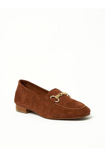 Y.SO Ladies Flat Comfort Shoes/Moccasins Tan | Made In India