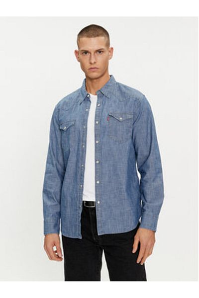 Levi's Levi's Cămașă din denim pentru bărbați 85744-0067 Albastră