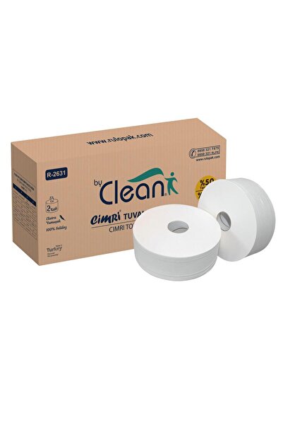 Rulopak By Clean Cimri Tuvalet Kağıdı 2 Katlı 130 m 4 kg - 6 Adet (300114)
