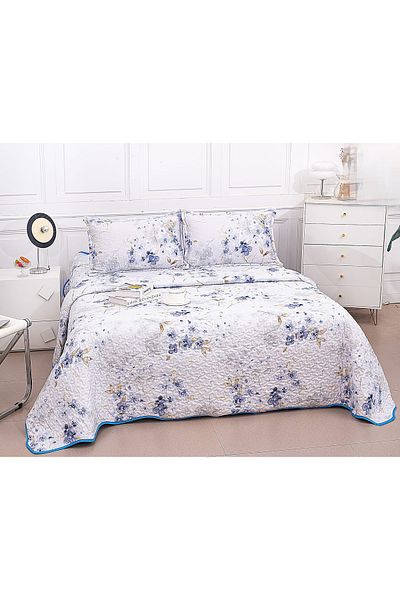 CHIRASO CHIRASO Microfiber Quilted Duvet Set, 3 pieces, Duvet 220x240cm, 2 Pillowcases, with print