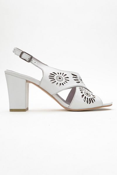 Ataköy Ayakkabı WOMEN'S LEATHER THICK HEEL SHOES
