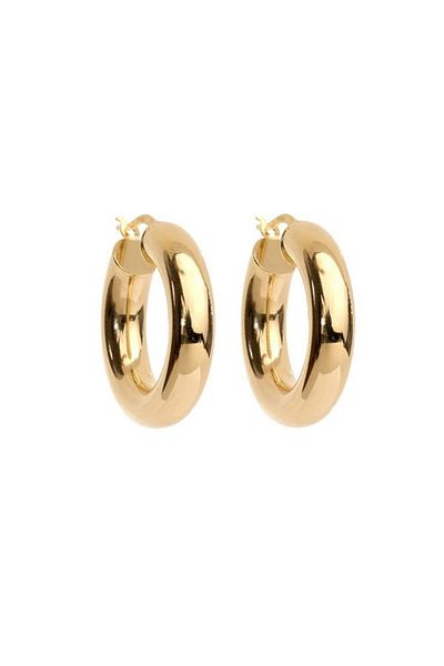 ohmygod jewelry NOAH Earrings in Silver and Gold-Plated Silver, 3 cm