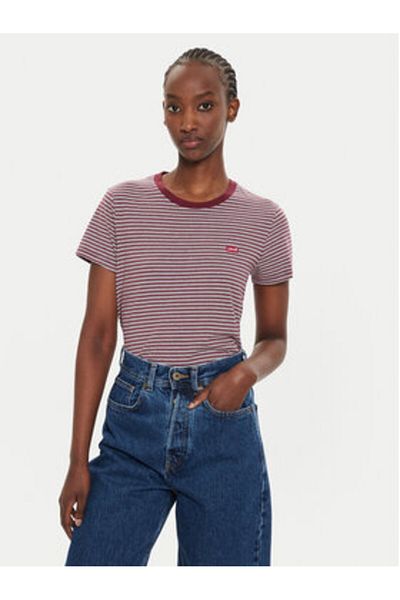 Levi's levi s Women's T-Shirt 39185-0350 Burgundy