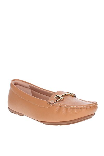Modare Ladies Casual Slip On Tan | Made In Brazil