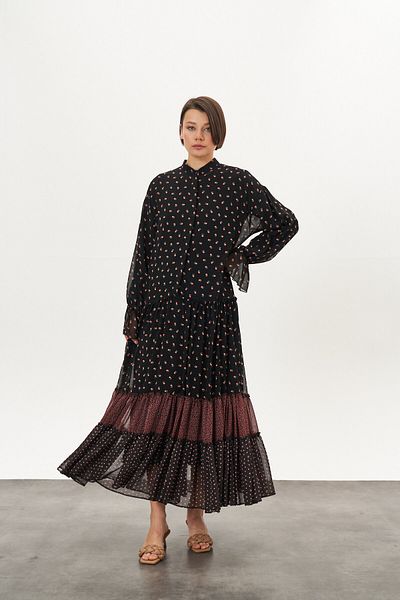 Mevra Rochie din șifon florală