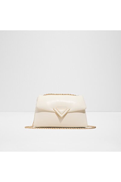 Aldo SOFTPUFF - Kadın Suni Deri Ekru Manyetik Kapama Küçük Boy Çapraz Kullanı...