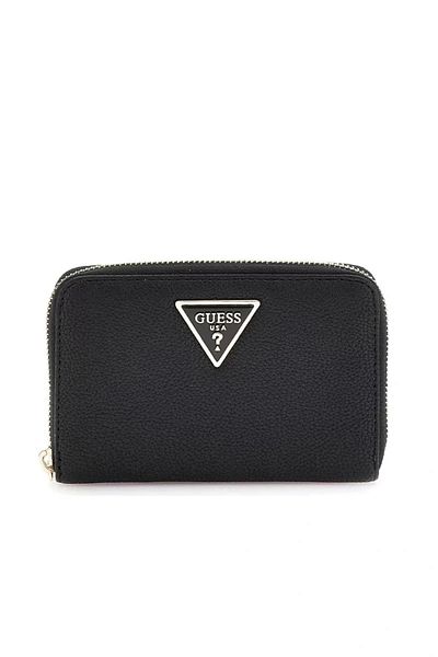 Guess Dámská černá peněženka Laurel Slg Medium Zip Around Swbg8500140-bla