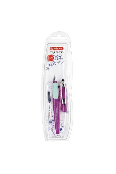 Herlitz My.Pen pen, M nib, lilac/mint - blister
