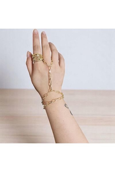 nazarboncuğu Gold Chain Shahmeran