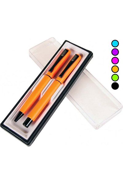 CRESCO CRESCO COMET Fountain Pen Set Orange