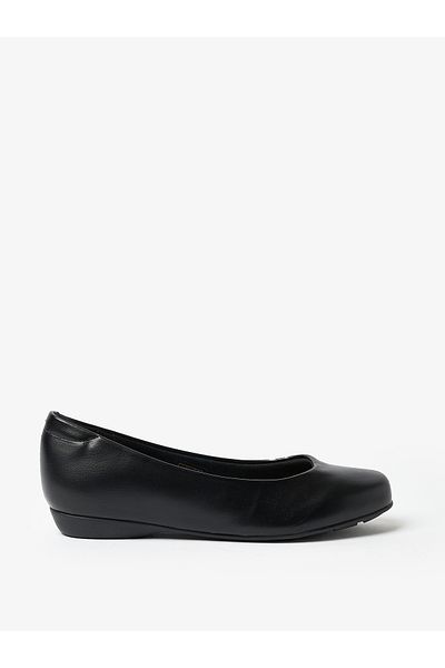 Modare Ladies Flat Comfort Shoes/Moccasins Black | Made In Brazil