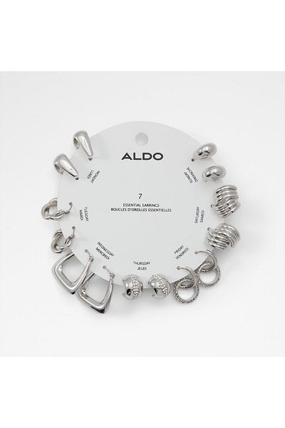 Aldo Chicdays - Women's Silver-Transparent Multi Earrings