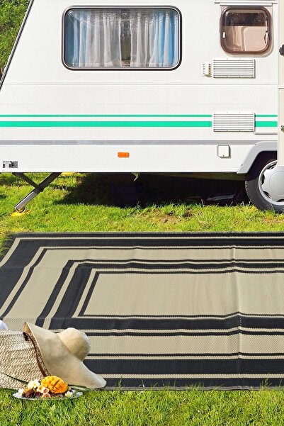 SİMEREV HALI HOME CONSEPT Plastik Halı Katlanabilir Çift Taraflı Plaj Kamp Pi...