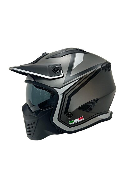 Sway 726x Kask Tokyo Tıtanıum Whıte Black