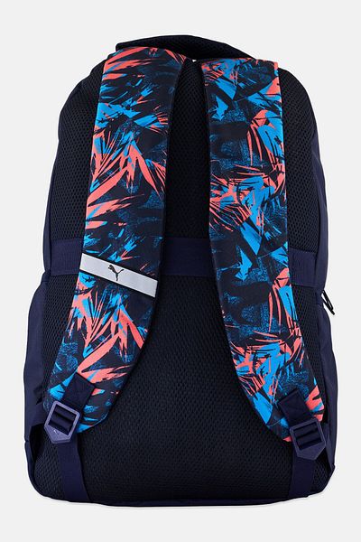 Puma Men Allover Print Backpack, Navy