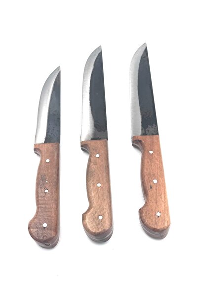 Nokta Outdoor DÖVME KARBON ÇELİK  SET 3 ADET  BIÇAK