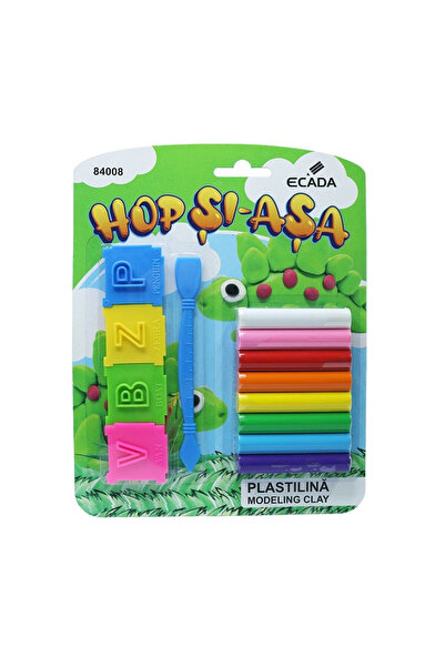 Ecada Plastilina 8 culori cu forme