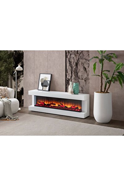 vimini home Trend Şömineli Tv Sehpası