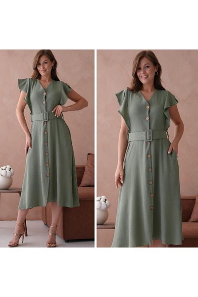 CİXAPLE Φόρεμα Ayrobin Belted