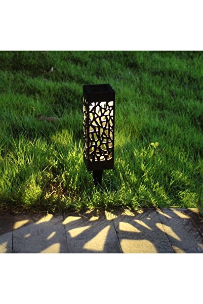 eyemazing Felinar solar LED rustic, eMazing, 0.2W, 28.5 cm, 1.2V, 600mAh, alb cald, utilizare în exterior