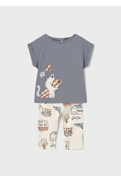 MAYORAL Baby Girl Printed T-Shirt Leggings Set