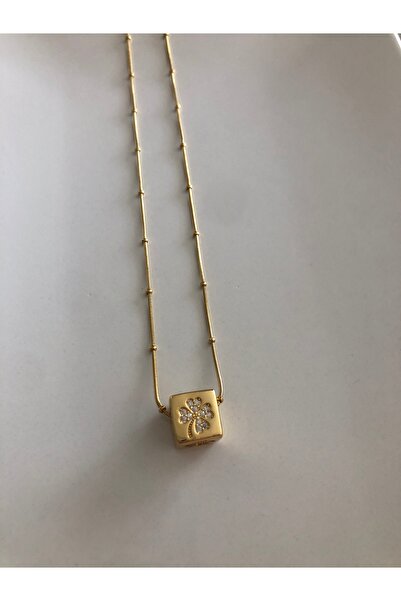 MeSin Store KÜP MOTİFLİ ÇELİK KOLYE KARARMAZ