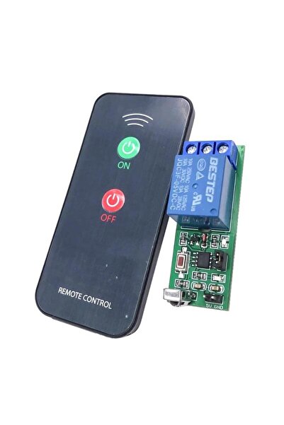 Hatfon Elektronik 5v 1Kanal IR Kumandalı Röle Kartı Modülü