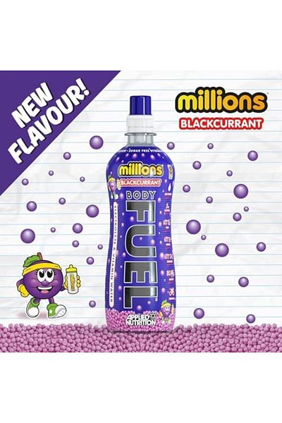 applied nutrition Body Fuel, Blackcurrant, Box of 12 Pieces, Prime Drink with BCAAs and Vitamins