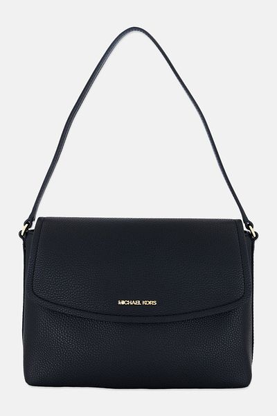 Michael Kors Women Brand Logo Shoulder Bag 20 H x 27 L x 10 W cm, Black