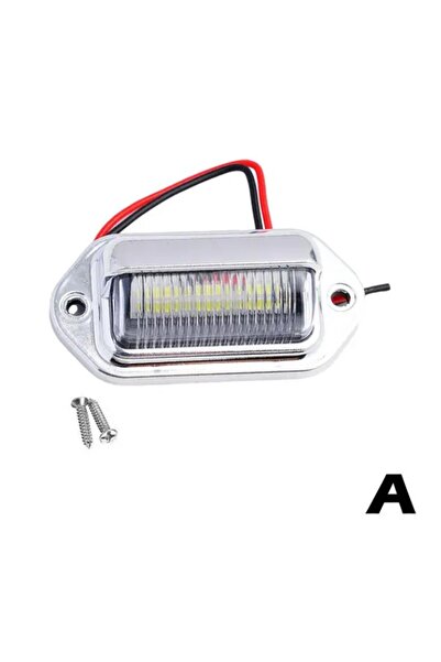 Choice مصباح لوحة ترخيص السيارة أبيض اللون بستة مصابيح LED، مناسب لسيارات الد...