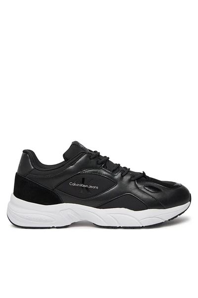 Calvin Klein Sneakers Retro Tennis Low Laceup Mtl YM0YM00985 Black