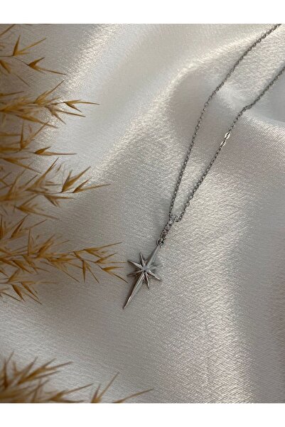 stainless steell نموذج النجم الشمالي قلادة من الفولاذ