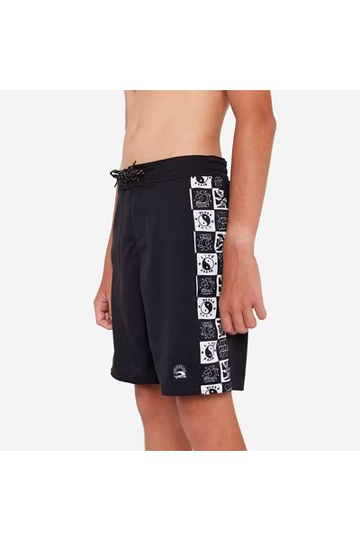Decathlon شورت سباحة طويل للأطفال - أسود - 900