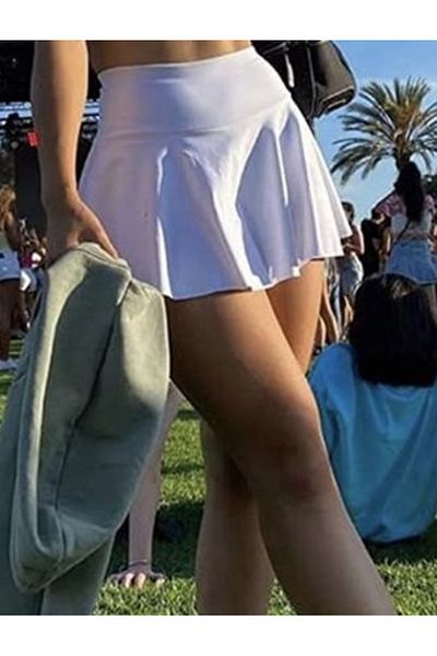 MADAM SHİLA Fusta sport Shila din țesătură poliamidă cu talie înaltă, cu buzunare laterale