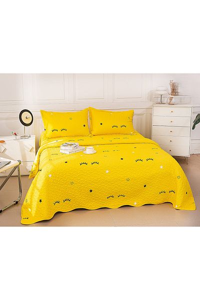 CHIRASO CHIRASO Microfiber Quilted Duvet Set, 3 pieces, Duvet 220x240cm, 2 Pillowcases, with print