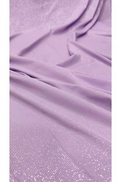 River Fabrics Glitter Knitted Fabric Lilac