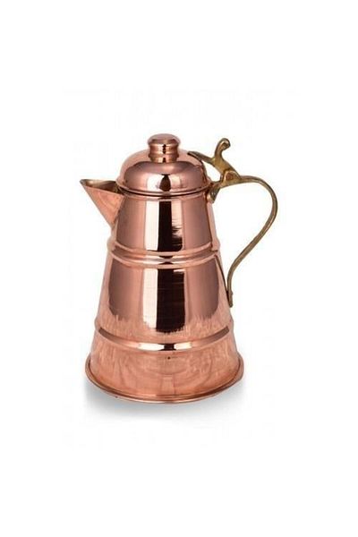 Tanemce Kervan Milk Jug 1050 ml Flat Red Copper Milk Jug