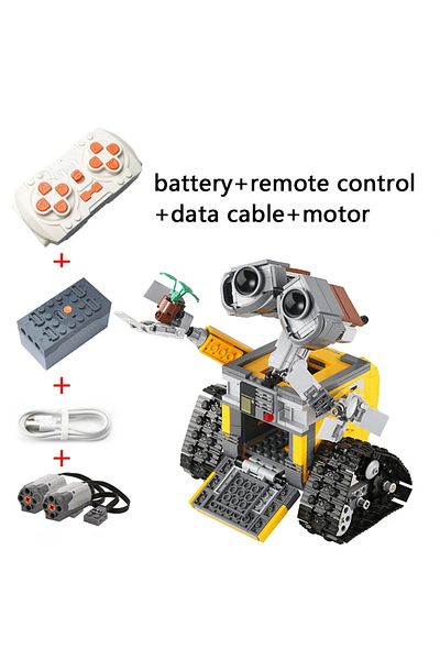 Choice No Box Remote Control Robot Building Blocks 2024 Brand New 687 Pieces Electric Hi-tech App Rc Robot