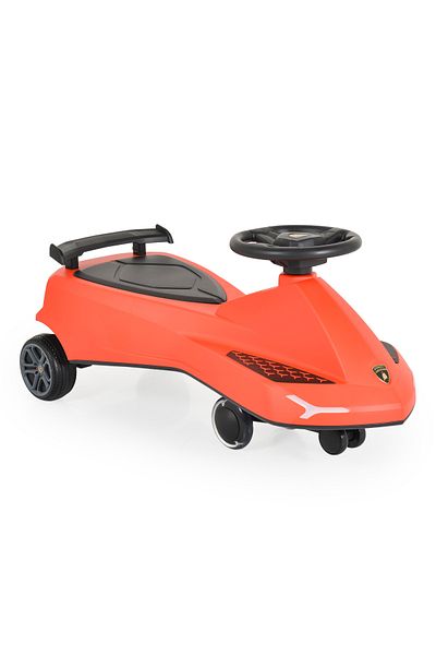 Lamborghini Ride-on car, Lamborghini Swing Car Red, LED wheels, sound and light effects, age 3+ Years