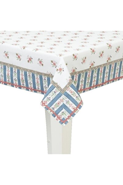 Clayre & Eef Față de masă din bumbac, model boem, 150 cm x 150 cm