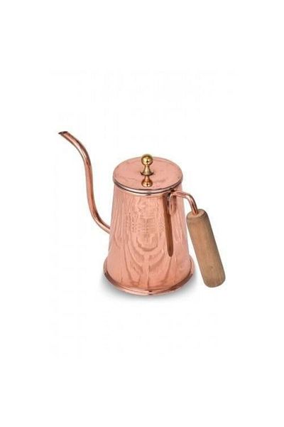 Tanemce Coffee Pot Flat Red Copper Coffee Pot Coffee