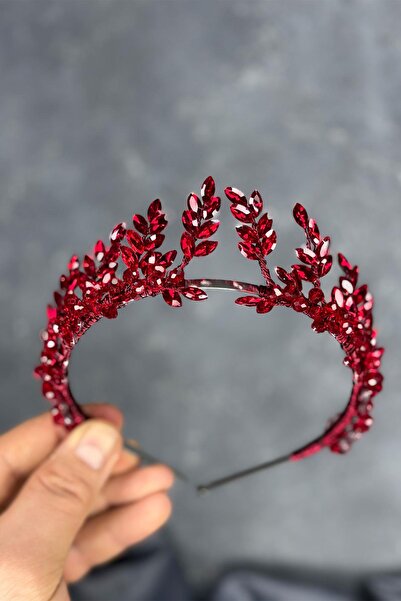 Limelia Accesoriu pentru păr cu coroană de henna pentru mireasă cu design cu ...