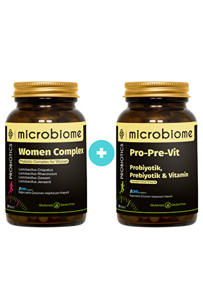 Microbiome Women Complex + Probiotic Complex (Kadınlar İçin Probiyotik + Prob...