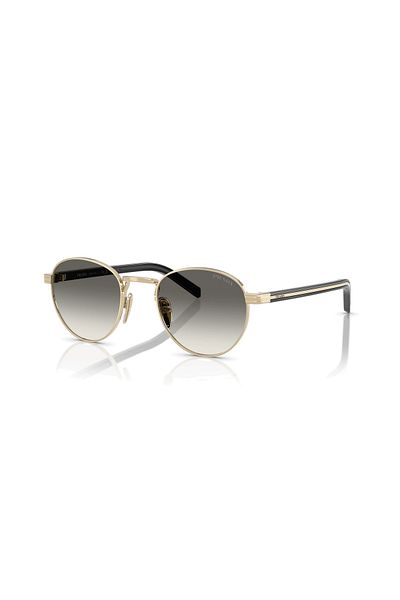 Prada Women Phantos Sunglasses- Pr B52s - Lense Size:49mm - Pale Gold